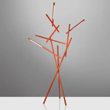 FOSCARINI Stajaća lampa Tuareg, narančasta