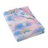 CATHERINE LANSFIELD Plava/ružičasta deka za bebe od mikropliša 130x170 cm Candy Unicorn
