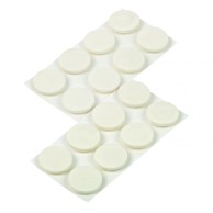 SUKI Flic za tepih bijeli 18 mm 16 kom