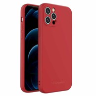 WOZINSKY Color Case silikonska fleksibilna maskica za iPhone 12 Pro, crvena
