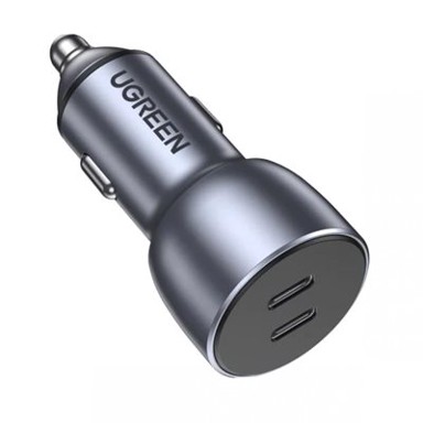 UGREEN Auto punjač, sivi, 36W, USB-C PD, USB-A, sivi