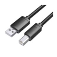 OCTIO Kabel USB-A (M) na USB-B (M), za printer, crni, 1.8m