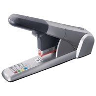 LEITZ Klamerica, stolna, do 80 listova, siva