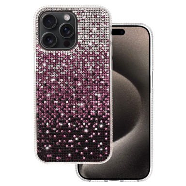 TEL PROTECT Maskica Diamond za iPhone 14 Pro, bordo