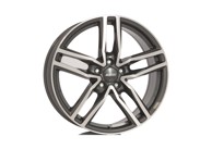 ALUTEC Aluminijska felga 6,5X16 5/100 ET38 (57,1) ikenu siva sprijeda polirana IKE65638V72-9