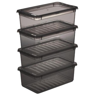 KEEEPER Organizator set, 3x18l, siva