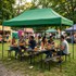 MULTIGARDEN Automatski samosklapajući vrtni paviljon, 3x6 m, zeleni