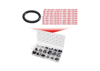 KS TOOLS Set o-prstenova, unutarnji, fi 3-22mm, 225 kom., 970.0180