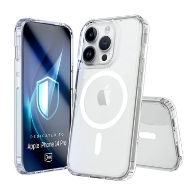 3MK Armor MagCase, iPhone 14 Pro, prozirno