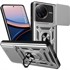 Oklopna futrola za Xiaomi Poco F7 Ultra, CamShield Slide, srebrna