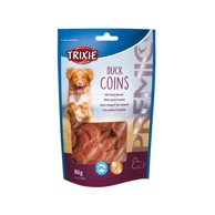TRIXIE Poslastica za pse Premio Duck Coins 80 g
