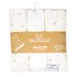 BABYMATEX Muslinske pelene MUSLIN DESIGN, 70x80 cm, 3 kom, bijele, zvjezdice