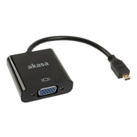 AKASA Micro HDMI na VGA konverter adapter, AK-CBHD21-15BK