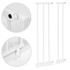 ECOTOYS Zaštitna ograda za stepenice i vrata, dodatni paneli, 74-105 cm, čelik, bijela