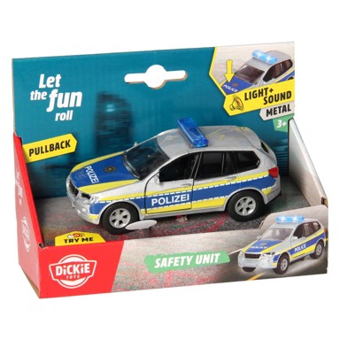DICKIE Policijsko vozilo, 12 cm, svjetlo i zvuk