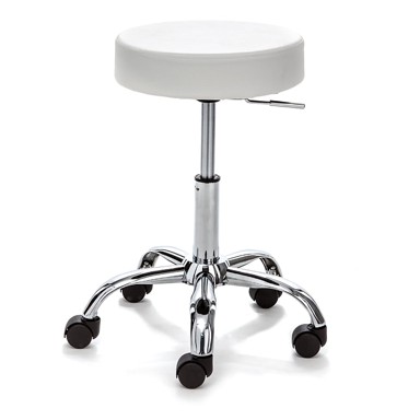 TOMASUCCI Bijela uredska stolica od umjetne kože Tizio