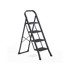 SONGMICS Stalak s 3 stepenice, 89 x 45 x 127 cm, crni