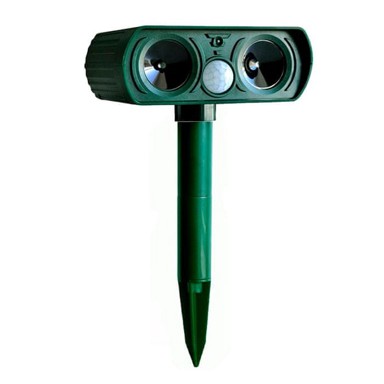 NETSCROLL Ultrazvučni solarni uređaj za tjeranje životinja, zeleni