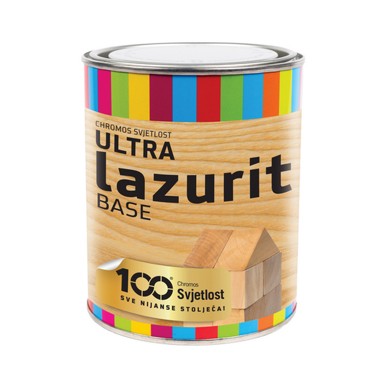 CHROMOS SVJETLOST Impregnacija za drvo Ultra lazurit base, 0,75 L