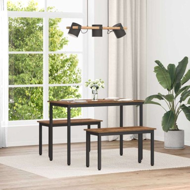 Klupa 80x35x45 cm od konstruiranog drva, staro drvo
