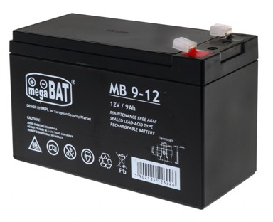 Baterija za vozilo 12V 9AH