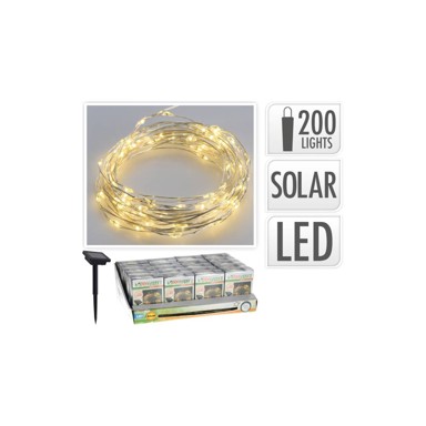 LED solarno uže 12m