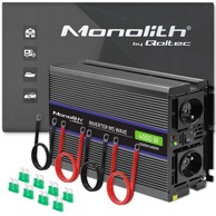 QOLTEC Pretvarač napona Monolith 4000 MS Wave, 12V na 230V, 2000/4000 W, USB