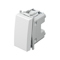 Prekidač izmjenični, bijeli, 1M