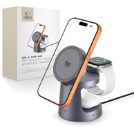 TECH-PROTECT Magnetni bežični punjač 3u1, 25W, sivi