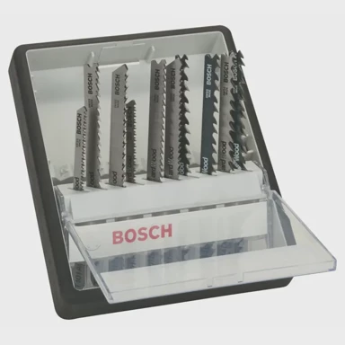 BOSCH Set od 10 listova ubodne pile za drvo Robust Line s T-prihvatom