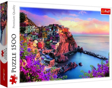 TREFL Puzzle Pogled na Manarolu, 1500 dijelova, 85x58 cm