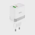 HOCO Zidni punjač Starter N21, Type C + USB, QC3.0, Power Delivery, 30W, bijeli