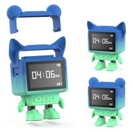 MOB Multifunkcijski dječji sat s umirujućim zvukovima Dancing Clock, plava