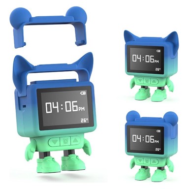 MOB Multifunkcijski dječji sat s umirujućim zvukovima Dancing Clock, plava