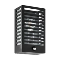 Vanjska zidna lampa, 1xE27, sa senzorom, IP44, Alamonte 3, 900137, crna