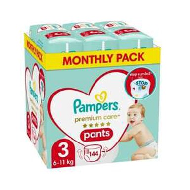 PAMPERS Pants pelene veličina 3 144 kom