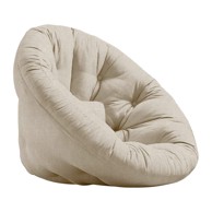 KARUP DESIGN Promjenjiva fotelja Nido Linen Beige, 90x85x75 cm