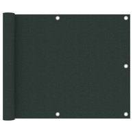 Balkonski zastor 75 x 500 cm Oxford, tamnozeleni