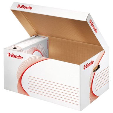 ESSELTE Arhivski kontejner 128900, s poklopcem, za arhivske kutije Standard, bijela