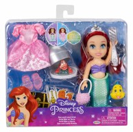 JAKKS PACIFIC Lutka, Disney Princess Petites, s modnim dodacima, 15 cm