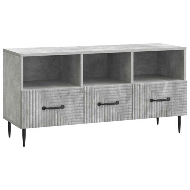 TV ormarić, 102 x 34,5 x 50 cm, konstruirano drvo, betonsko siva