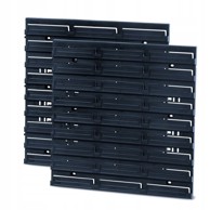 PROSPERPLAST zidna ploča za alat KBBS4040, 40 x 39 cm, 2 kom., crna
