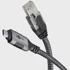 GOOBAY LAN adapter USB-C 3.2 Gen1 na RJ-45, Ethernet kabel, 5 m, crno/srebrna