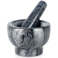 VILDE Mužar za začine od crnog granita 13 cm