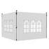 HOMESTAR Set bočnih zidova za paviljon 2 kom 295 x 195 cm, bijeli