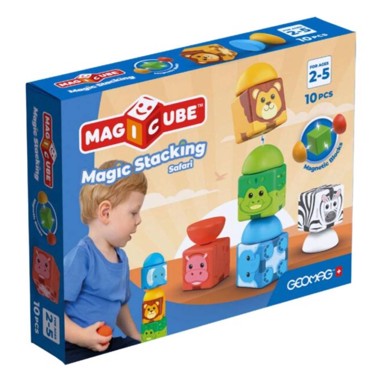 GEOMAG Magnetne kocke Safari, 10 kom
