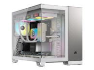 CORSAIR Kućište 2500X, M-ATX, TG, bijelo/sivo