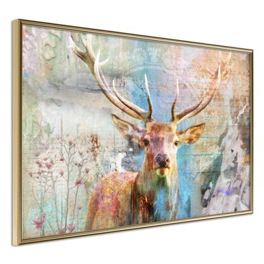 Poster Pastel Deer 30x20
