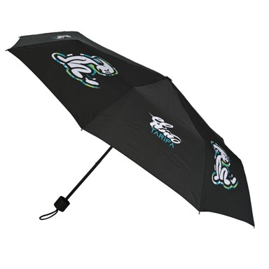 Sklopivi kišobran EL NIÑO Green Bali, Ø 98 cm, crni