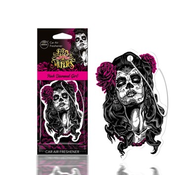 AROMA CAR Osvježivač zraka za auto DIA DE LOS MUERTOS Pink Diamond Girl